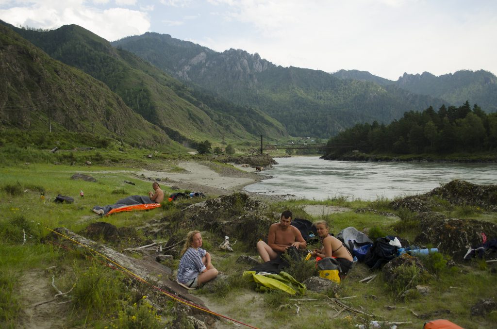 Сплав на горном Алтае по реке Катунь